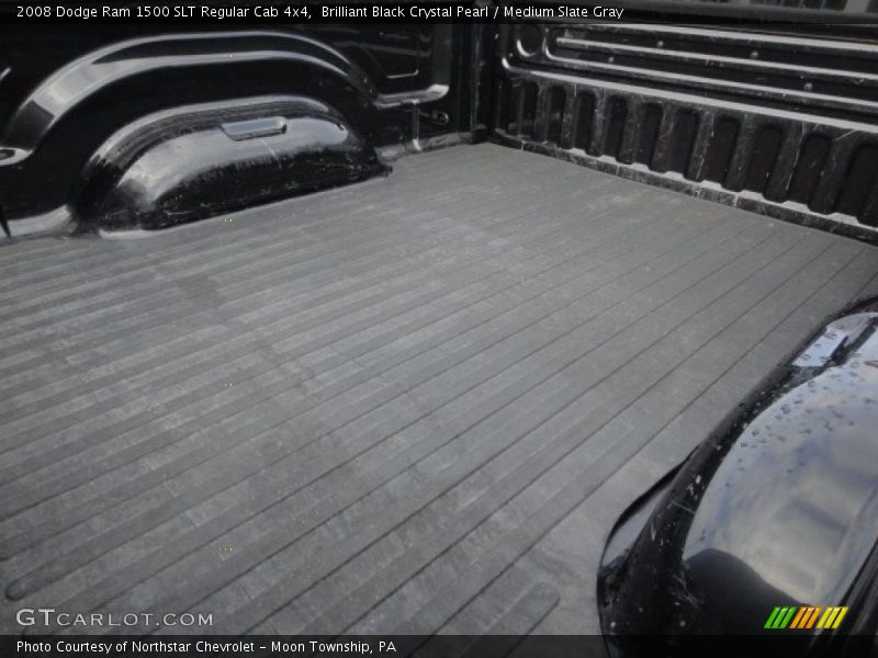 Brilliant Black Crystal Pearl / Medium Slate Gray 2008 Dodge Ram 1500 SLT Regular Cab 4x4