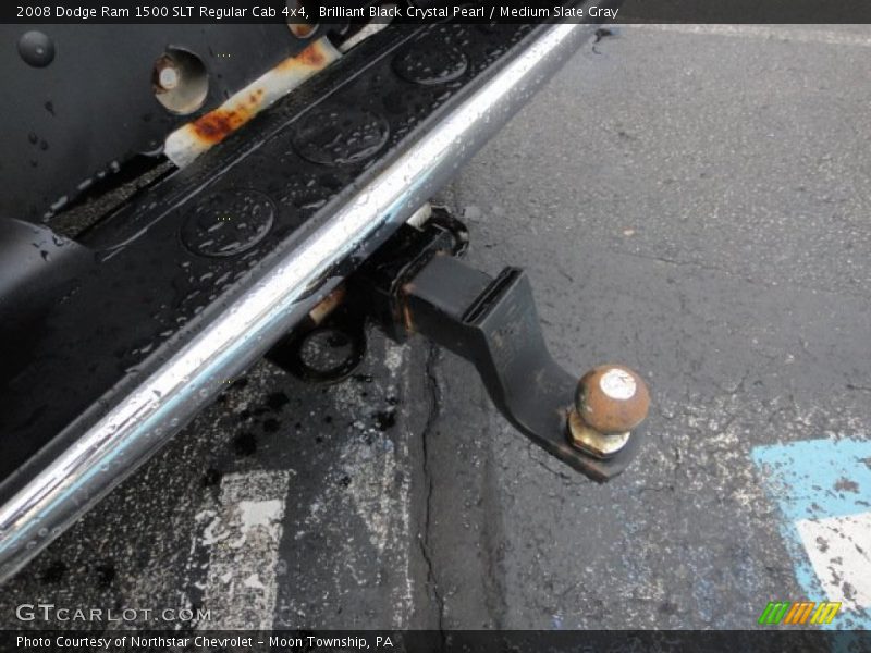 Brilliant Black Crystal Pearl / Medium Slate Gray 2008 Dodge Ram 1500 SLT Regular Cab 4x4