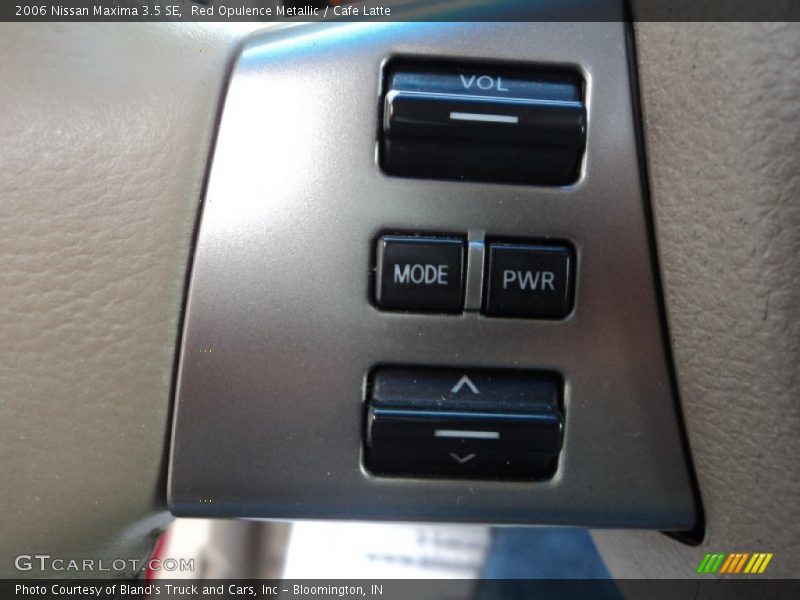 Red Opulence Metallic / Cafe Latte 2006 Nissan Maxima 3.5 SE