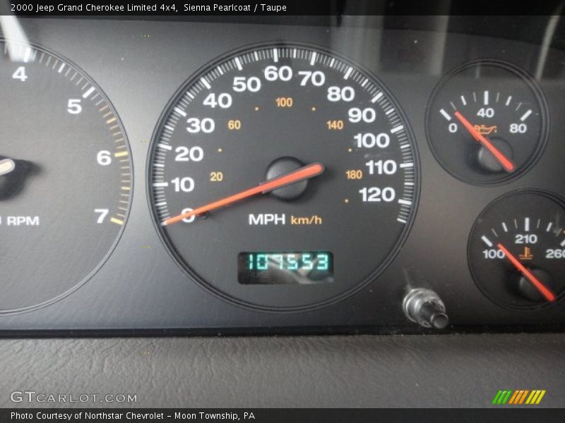 Sienna Pearlcoat / Taupe 2000 Jeep Grand Cherokee Limited 4x4