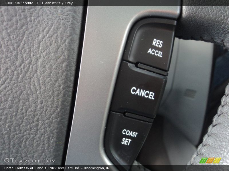 Clear White / Gray 2008 Kia Sorento EX