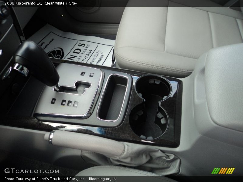 Clear White / Gray 2008 Kia Sorento EX