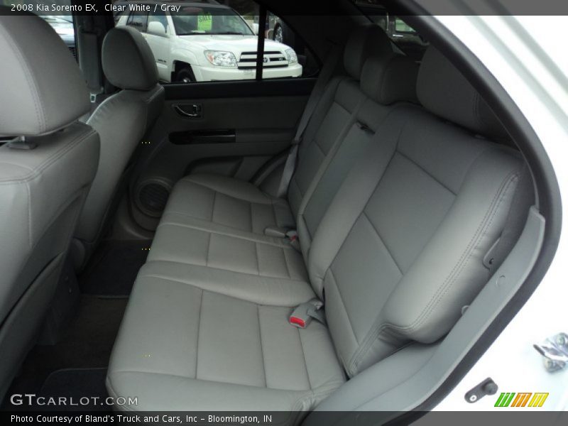 Clear White / Gray 2008 Kia Sorento EX