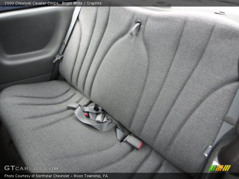 Bright White / Graphite 2000 Chevrolet Cavalier Coupe