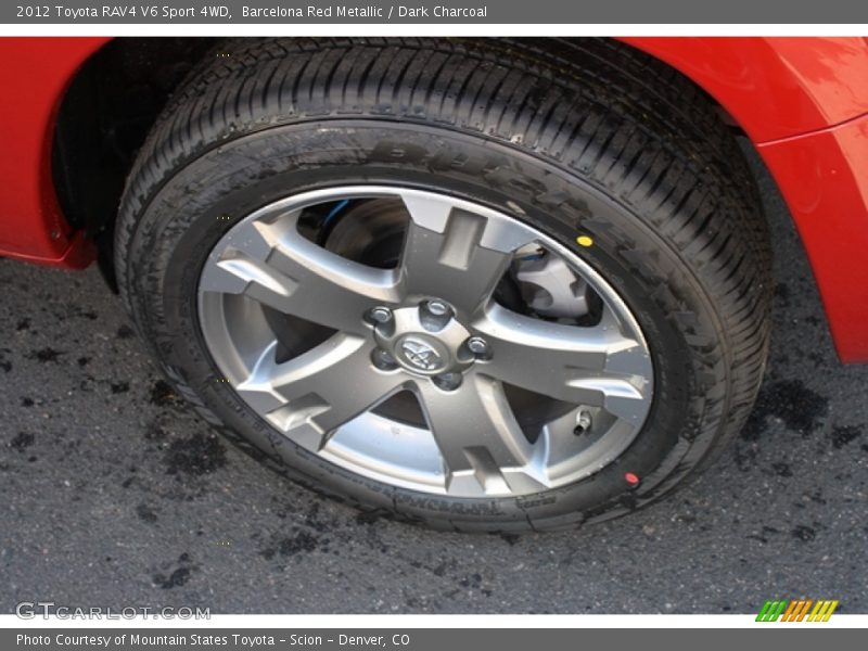 Barcelona Red Metallic / Dark Charcoal 2012 Toyota RAV4 V6 Sport 4WD