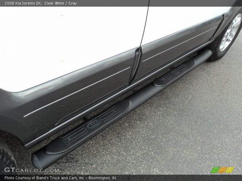 Clear White / Gray 2008 Kia Sorento EX