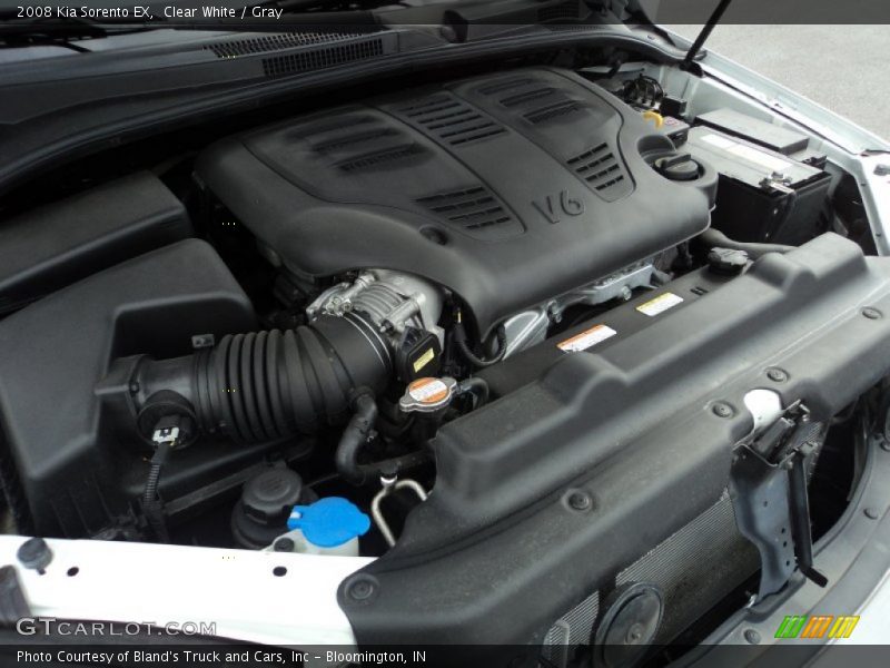 Clear White / Gray 2008 Kia Sorento EX