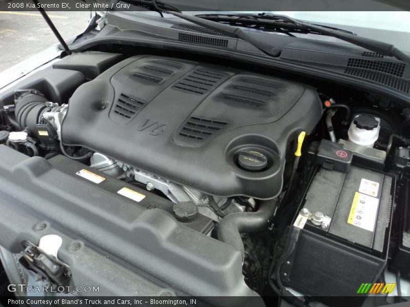 Clear White / Gray 2008 Kia Sorento EX
