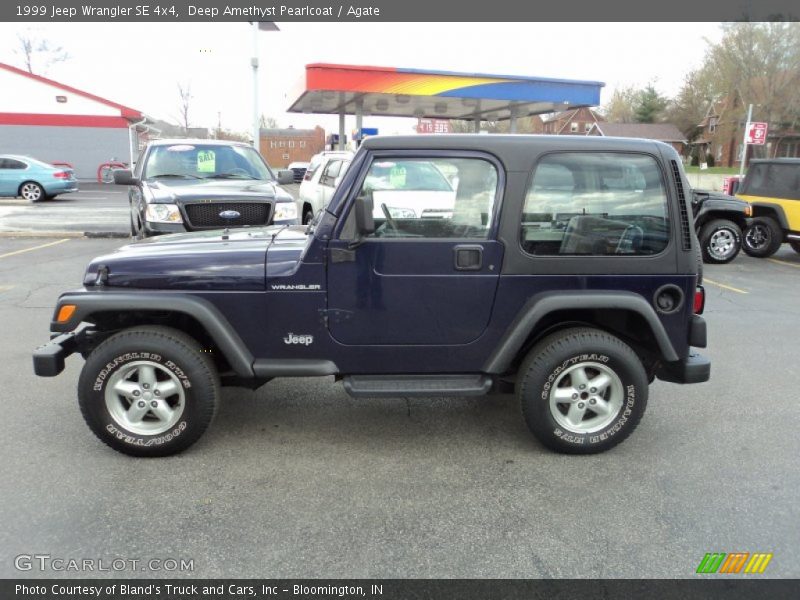 Deep Amethyst Pearlcoat / Agate 1999 Jeep Wrangler SE 4x4