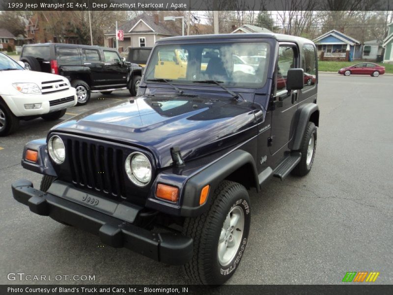 Deep Amethyst Pearlcoat / Agate 1999 Jeep Wrangler SE 4x4