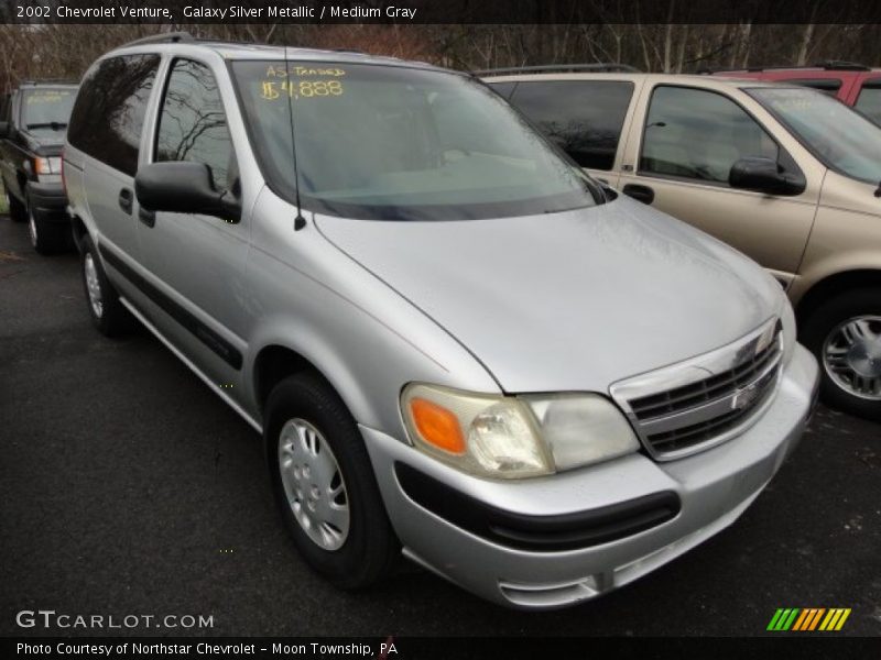 Galaxy Silver Metallic / Medium Gray 2002 Chevrolet Venture