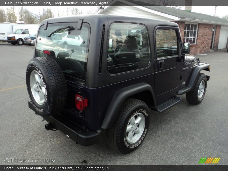 Deep Amethyst Pearlcoat / Agate 1999 Jeep Wrangler SE 4x4