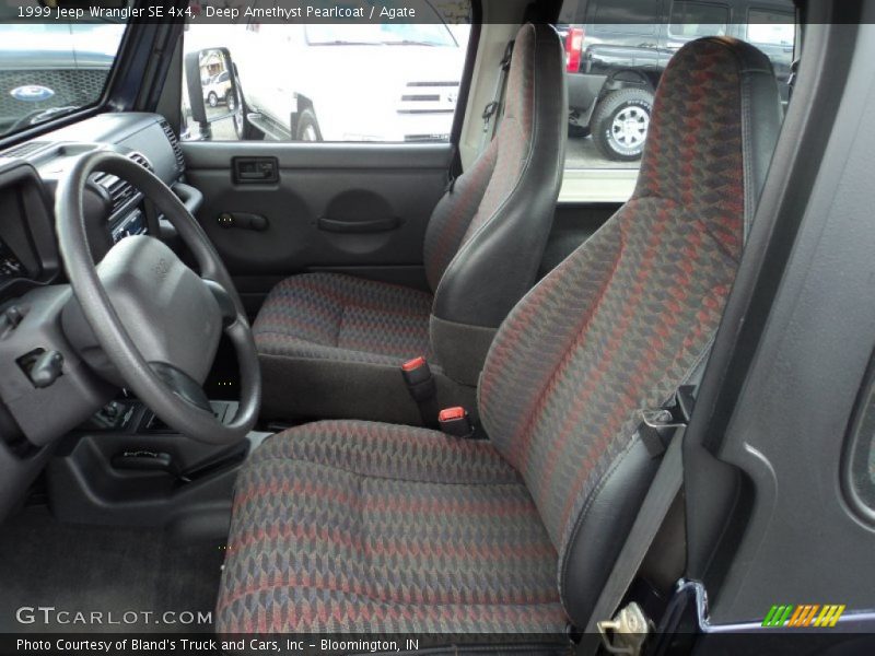 Deep Amethyst Pearlcoat / Agate 1999 Jeep Wrangler SE 4x4