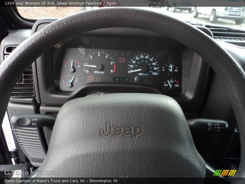 Deep Amethyst Pearlcoat / Agate 1999 Jeep Wrangler SE 4x4