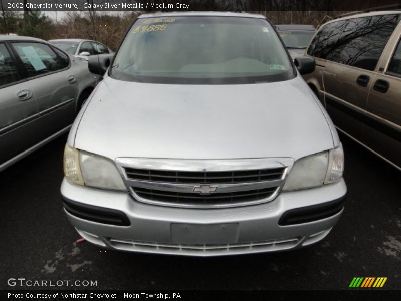 Galaxy Silver Metallic / Medium Gray 2002 Chevrolet Venture