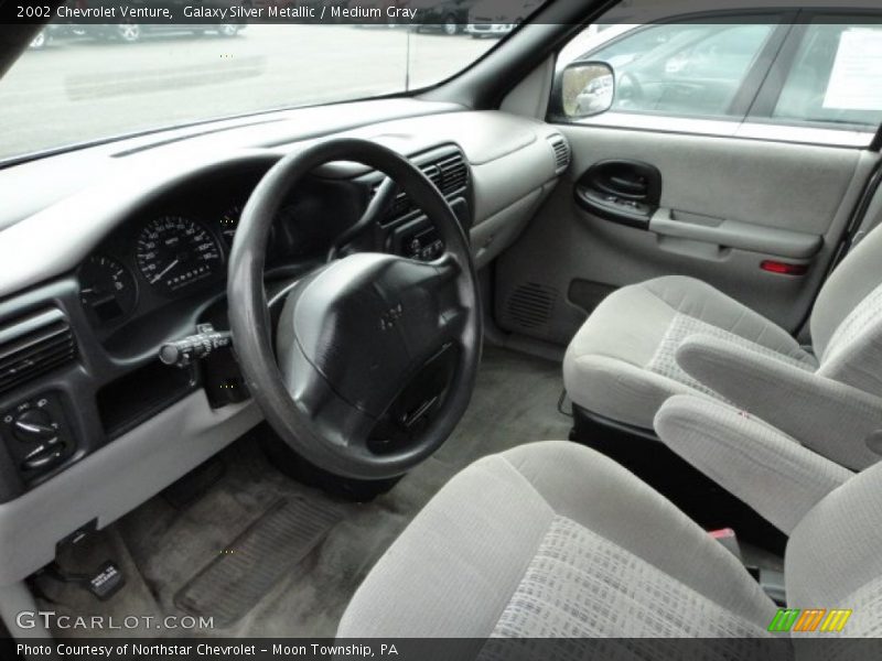 Galaxy Silver Metallic / Medium Gray 2002 Chevrolet Venture