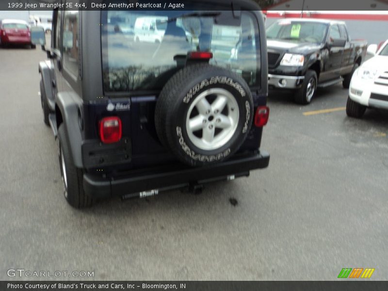 Deep Amethyst Pearlcoat / Agate 1999 Jeep Wrangler SE 4x4