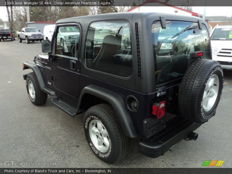 Deep Amethyst Pearlcoat / Agate 1999 Jeep Wrangler SE 4x4