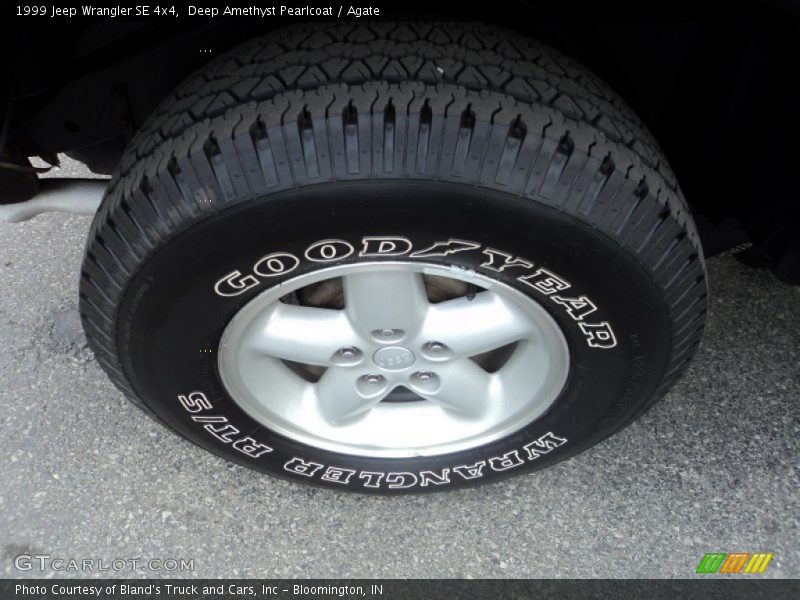 Deep Amethyst Pearlcoat / Agate 1999 Jeep Wrangler SE 4x4