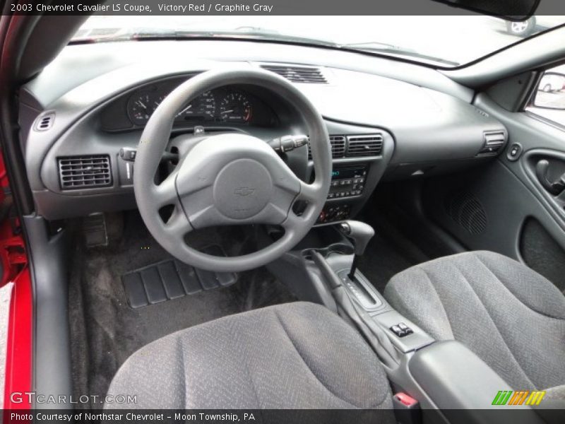 Graphite Gray Interior - 2003 Cavalier LS Coupe 
