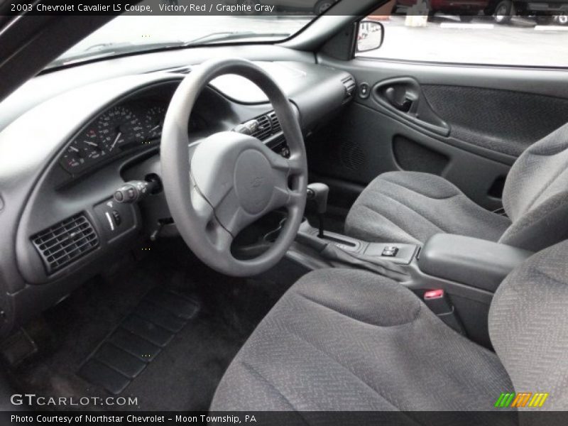 Graphite Gray Interior - 2003 Cavalier LS Coupe 