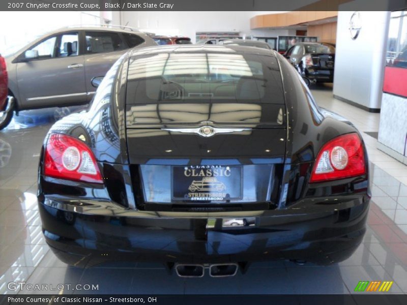 Black / Dark Slate Gray 2007 Chrysler Crossfire Coupe