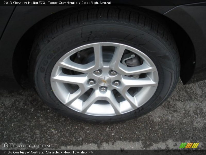 Taupe Gray Metallic / Cocoa/Light Neutral 2013 Chevrolet Malibu ECO