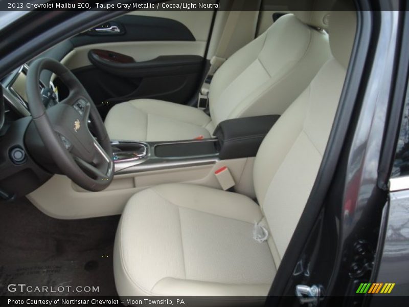 Taupe Gray Metallic / Cocoa/Light Neutral 2013 Chevrolet Malibu ECO