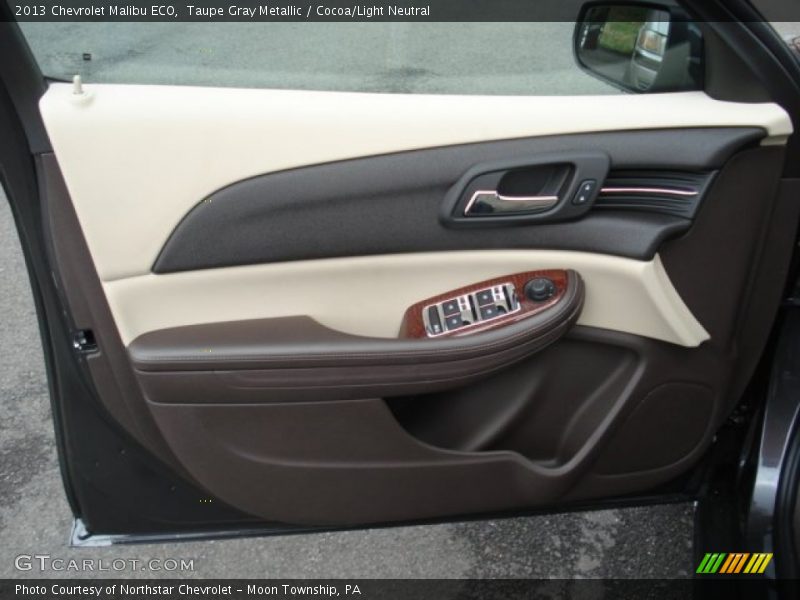 Taupe Gray Metallic / Cocoa/Light Neutral 2013 Chevrolet Malibu ECO