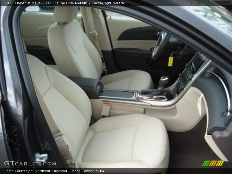 Taupe Gray Metallic / Cocoa/Light Neutral 2013 Chevrolet Malibu ECO