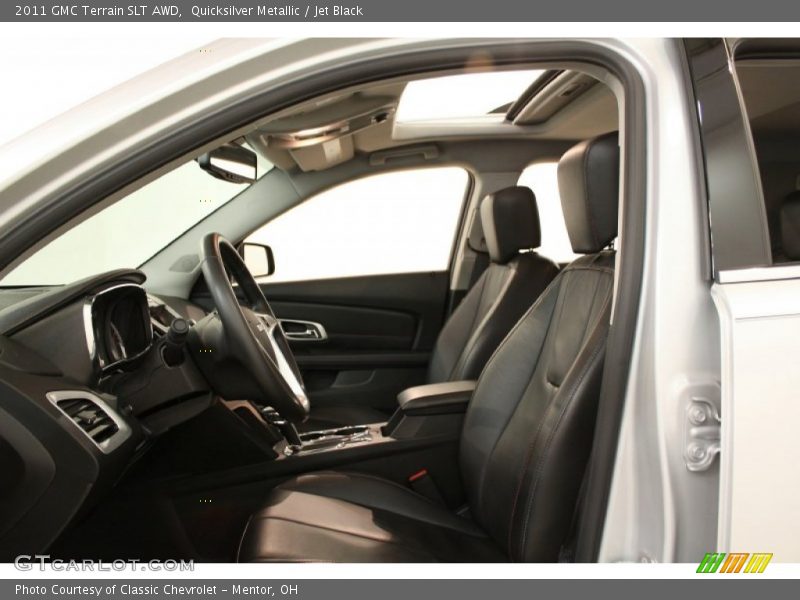 Quicksilver Metallic / Jet Black 2011 GMC Terrain SLT AWD