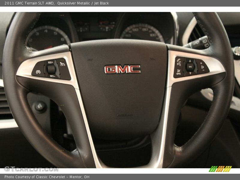 Quicksilver Metallic / Jet Black 2011 GMC Terrain SLT AWD