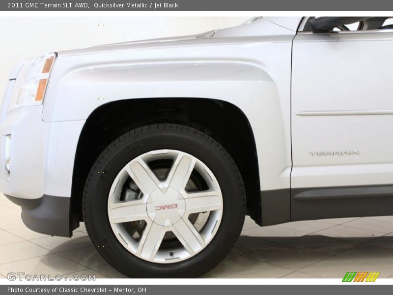Quicksilver Metallic / Jet Black 2011 GMC Terrain SLT AWD