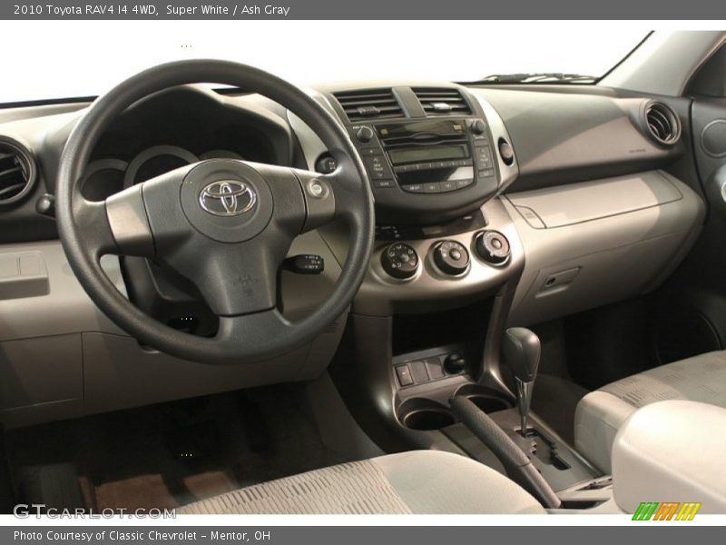 Super White / Ash Gray 2010 Toyota RAV4 I4 4WD