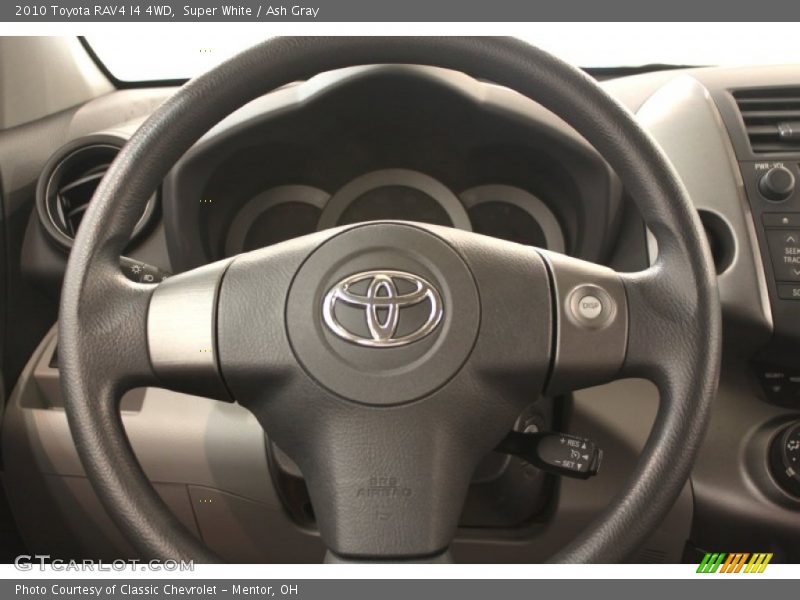 Super White / Ash Gray 2010 Toyota RAV4 I4 4WD