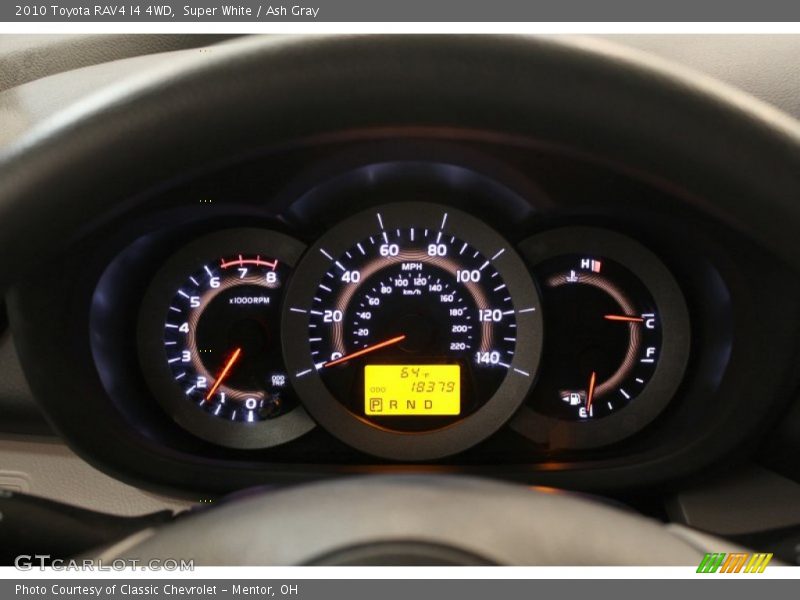 Super White / Ash Gray 2010 Toyota RAV4 I4 4WD
