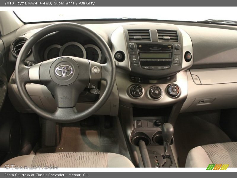 Super White / Ash Gray 2010 Toyota RAV4 I4 4WD