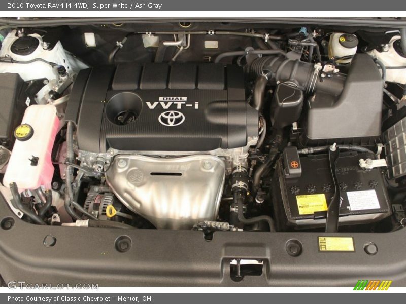 Super White / Ash Gray 2010 Toyota RAV4 I4 4WD