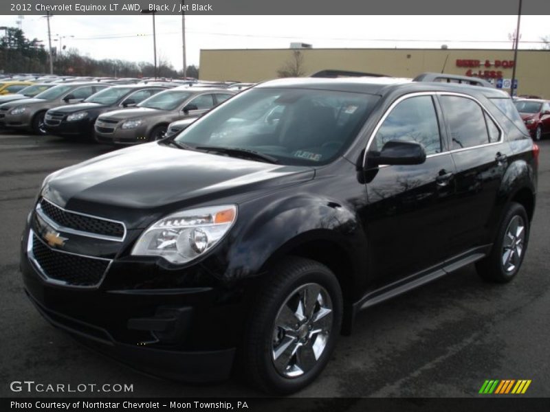 Black / Jet Black 2012 Chevrolet Equinox LT AWD