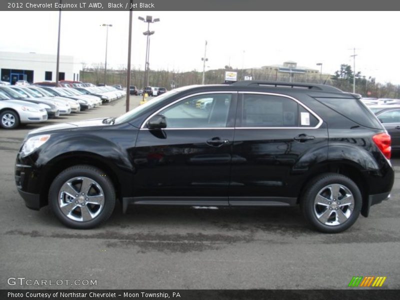 Black / Jet Black 2012 Chevrolet Equinox LT AWD