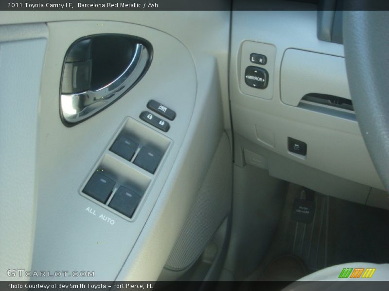 Barcelona Red Metallic / Ash 2011 Toyota Camry LE