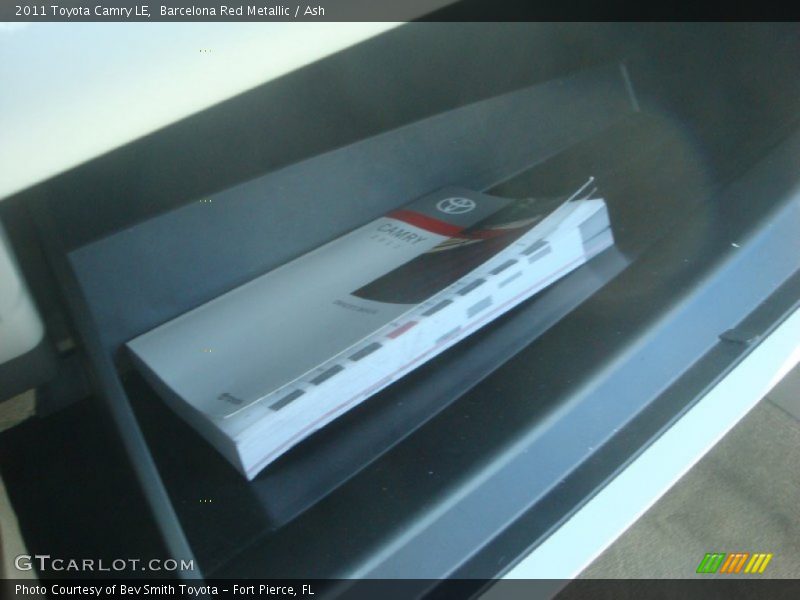 Barcelona Red Metallic / Ash 2011 Toyota Camry LE