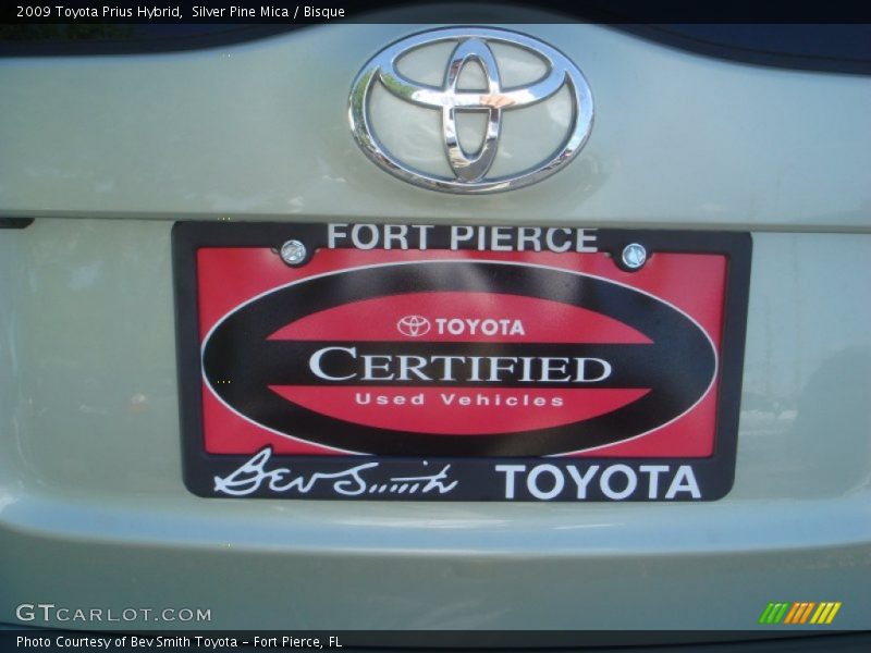 Silver Pine Mica / Bisque 2009 Toyota Prius Hybrid