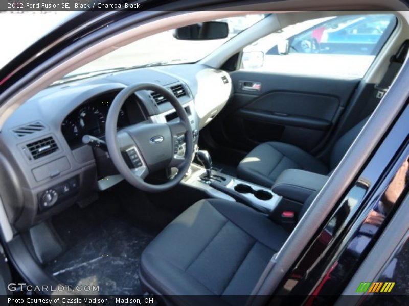 Black / Charcoal Black 2012 Ford Fusion SE