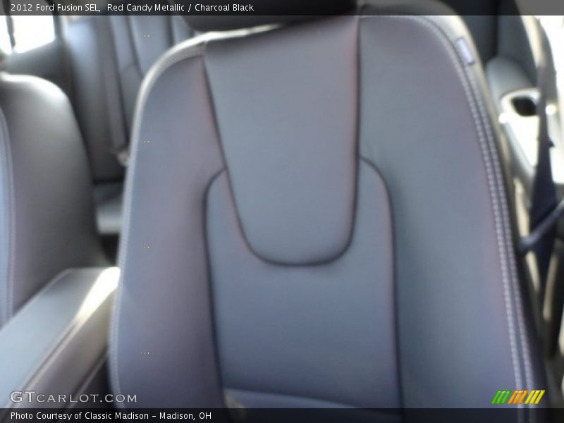 Red Candy Metallic / Charcoal Black 2012 Ford Fusion SEL