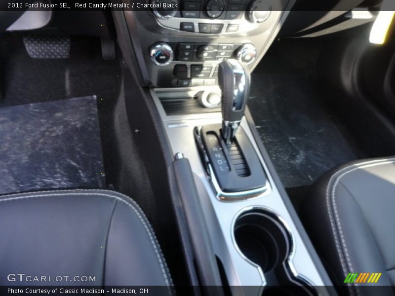 Red Candy Metallic / Charcoal Black 2012 Ford Fusion SEL