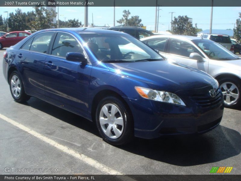Blue Ribbon Metallic / Ash 2007 Toyota Camry LE