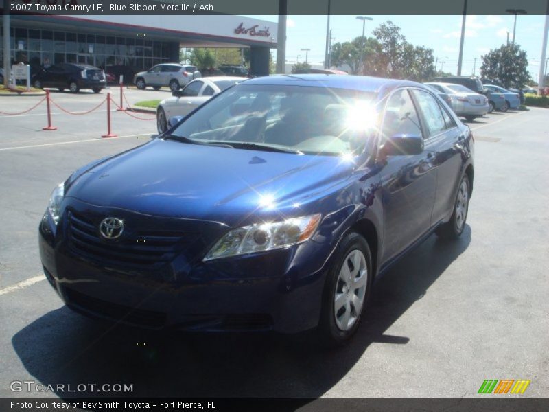 Blue Ribbon Metallic / Ash 2007 Toyota Camry LE