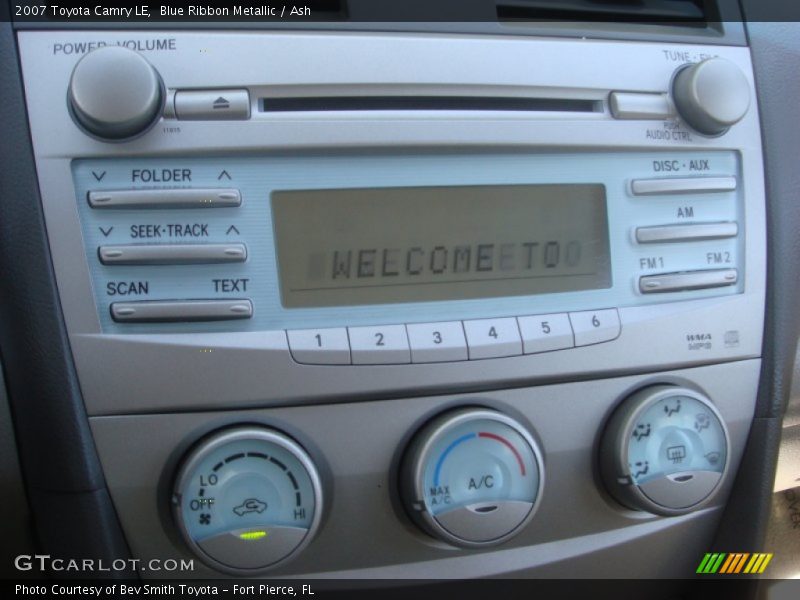 Blue Ribbon Metallic / Ash 2007 Toyota Camry LE