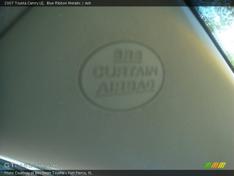 Blue Ribbon Metallic / Ash 2007 Toyota Camry LE